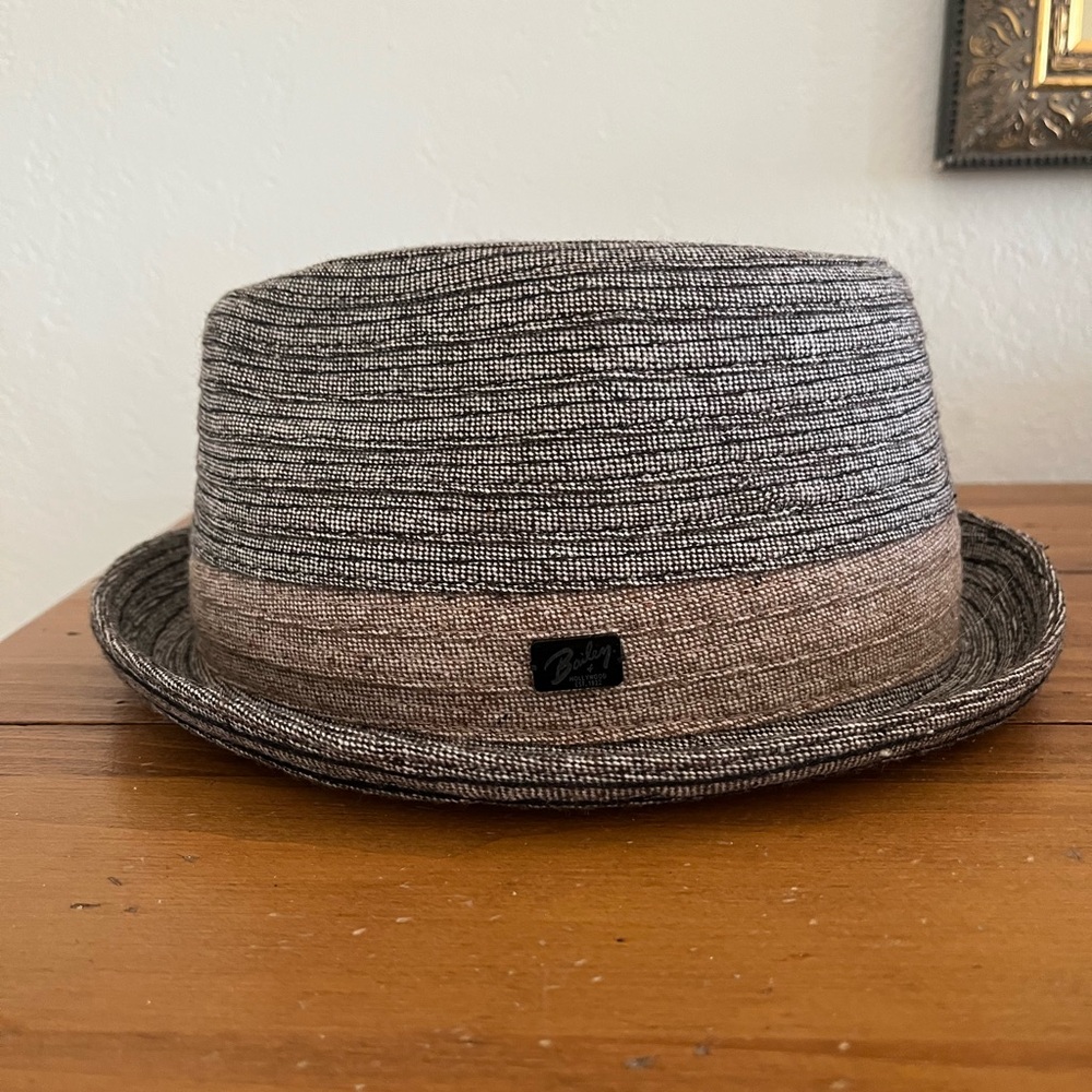 Bailey Of Hollywood Two-Tone Triby Fedora Stingy Brim Medium